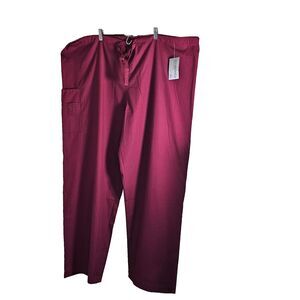 Scrubfinity perfomix By Scrubin Women's Size 2X Scrub WINE RED NWT